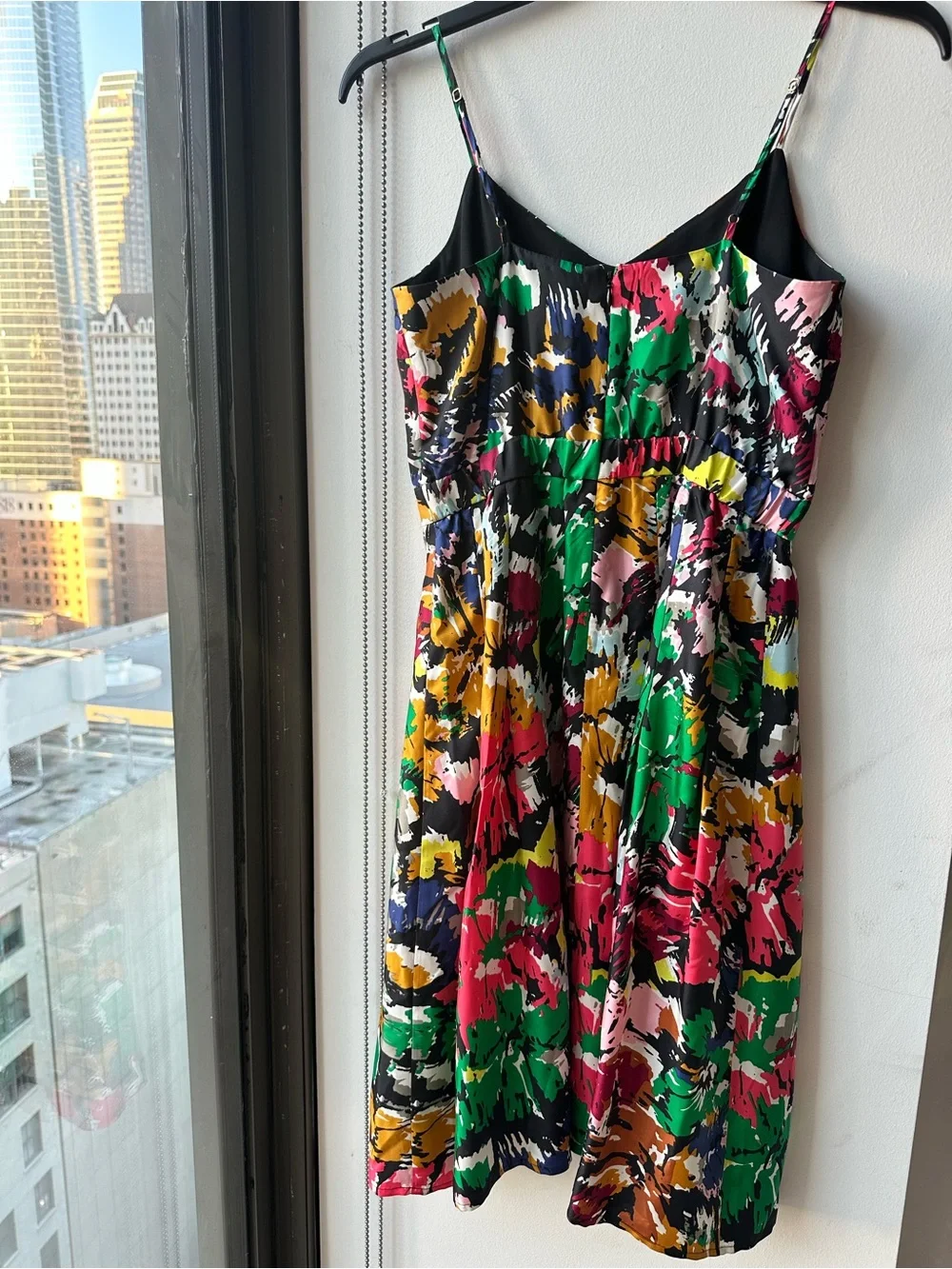 J. Crew Women’s Dress Size 6 Multicolor Brushstroke 100% Silk